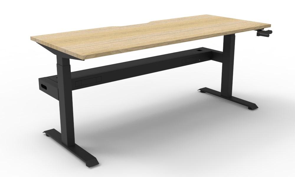 Boost Manual Height Adjustable Straight Desk